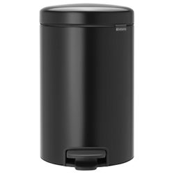 Brabantia newIcon Pedal Bin, 12L Matt Black